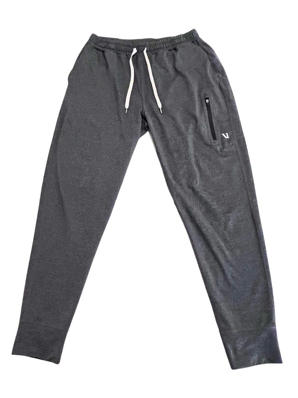 Vuori Sunday Performance Joggers Pants V416 in Dark Charcoal Gray Size M